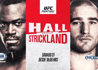 UFC Fight Night: Uriah Hall y Sean Strickland ponen en juego su racha de triunfos