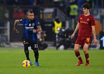 Alexis y Vidal fueron parte de la goleada del Inter a la Roma