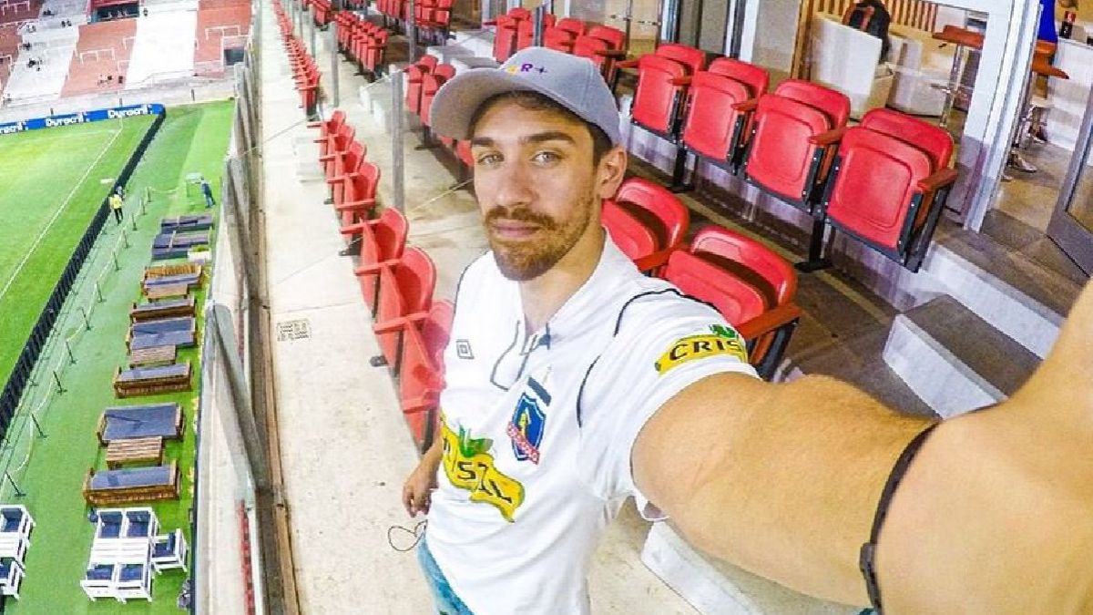 El youtuber argentino que vibra con Colo Colo: \