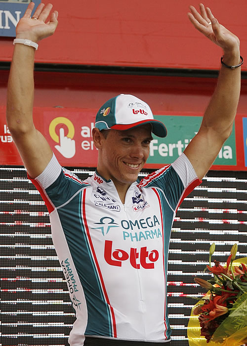 Gilbert gana al sprint la decimonovena etapa y Nibali consolida su liderato