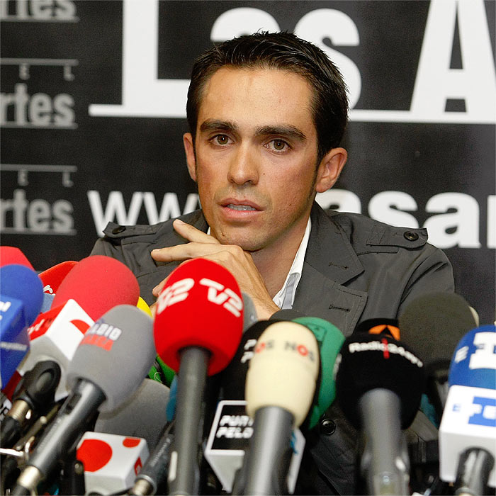 Contador: "Muchas gracias por las muestras de apoyo"