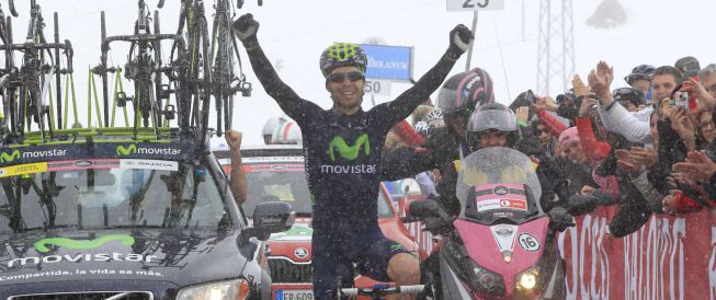 Visconti conquista el Galibier en un día de huelga del pelotón