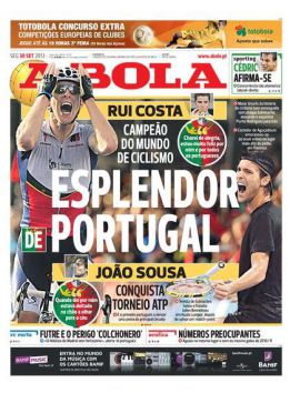 Rui Costa apartó de las portadas portuguesas al eterno fútbol