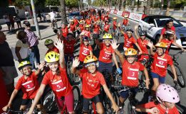 La Vuelta Júnior Cofidis arrancó ayer en Jerez con 115 niños