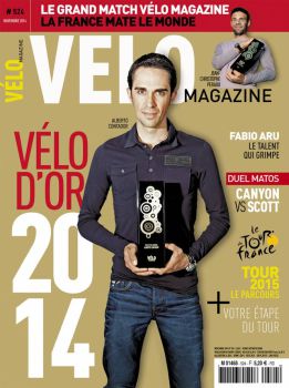 Contador recibió su cuarto Velo d'Or como el mejor de 2014