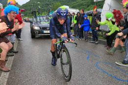 Amador, un 'tico' en el podio provisional del Giro