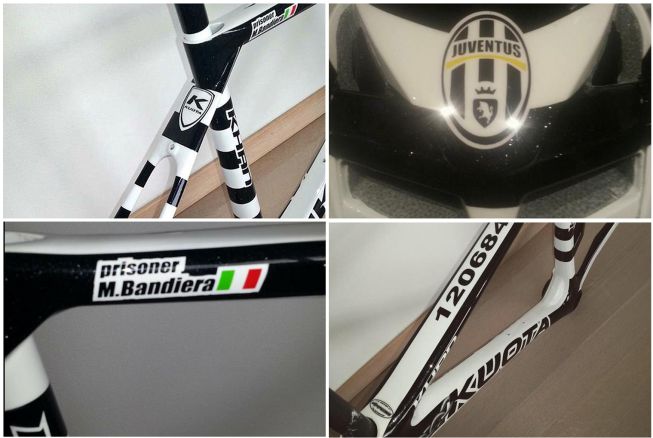 Bandiera quiere usar una bici de la Juventus en la última etapa