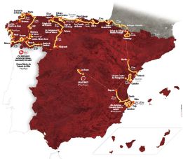 La Vuelta a España mantiene su sello "explosivo" para este año