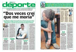 Sucedió un 24M: Manzano a AS: "Dos veces creí que me moría"