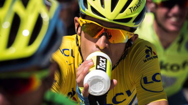 Alberto Contador, maillot amarillo del Dauphiné