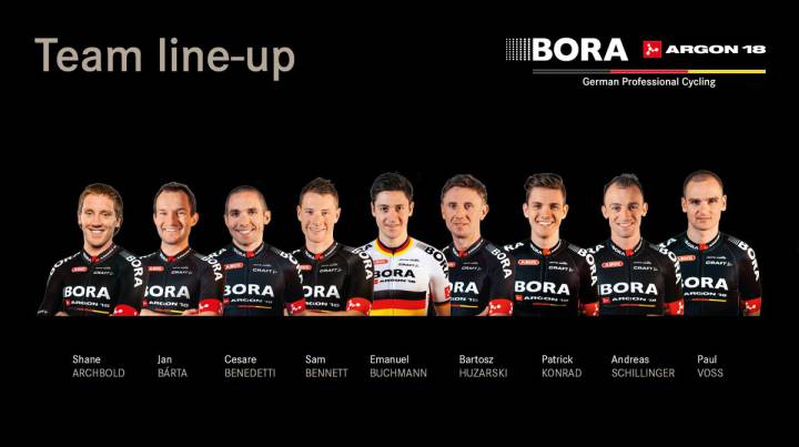 Bora-Argon presenta su equipo para el Tour de Francia