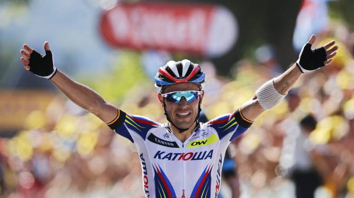 Purito ha subido al podio en Mundial, Tour, Vuelta y Giro