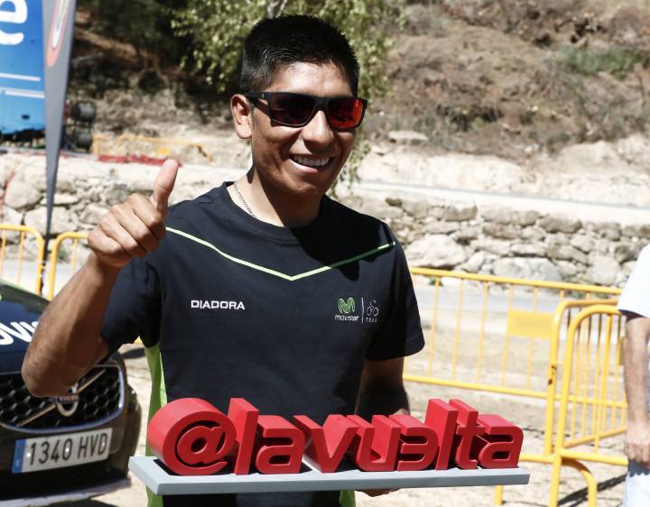 Nairo Quintana: "Ganar la Vuelta sería algo grandioso"