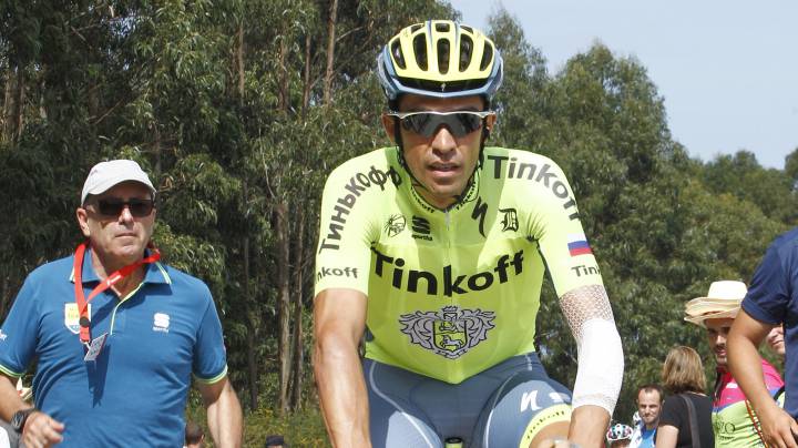 Contador inspecciona la subida final a Mas de la Costa