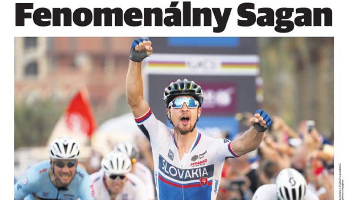 La prensa se rinde a Peter Sagan tras su segundo Mundial