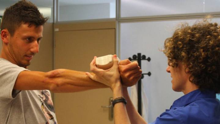 Compañero de Nairo avanza en su recuperación tras caída