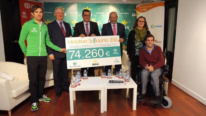 Caja Rural-Seguros RGA dona 74.260 € a Trainers Paralímpicos