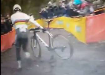 ¿El campeón de ciclocross usó un motor en su bicicleta?