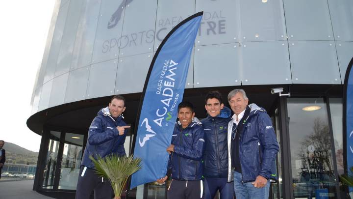 Nairo, Valverde y Movistar, tentados por la Nadal Academy