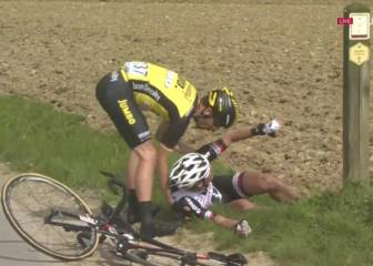 Wagner ayudó a Sinkeldam tras caerse en Gante-Wevelgem