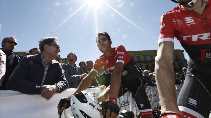 Contador: "Caí en césped, si no la caída hubiera podido ser dura"