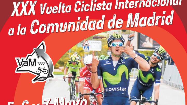 Cartel de la XXX Vuelta Ciclista Internacional a la Comunidad de Madrid.