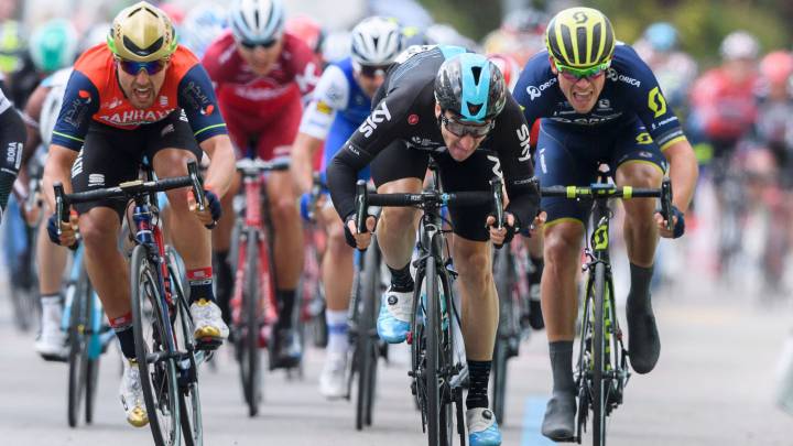 Viviani gana la 3ª etapa del Tour de Romandía y Felline sigue líder