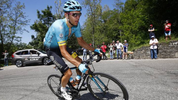 Tanel Kangert, durante la presente edición del Giro de Italia.