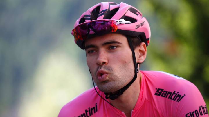 Imagen de Tom Dumoulin antes de la 19º etapa del Giro de Italia.