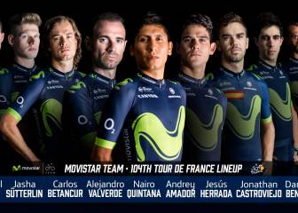 Movistar descubre el nueve que custodiará a Nairo en el Tour