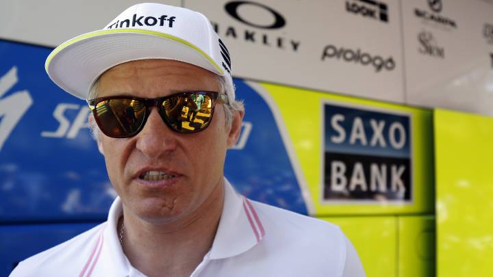 Oleg Tinkov durante el Giro de Italia 2015.