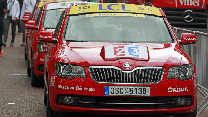 Los coches de Skoda, presentes en el Tour de Francia, también serán utilizados en la Vuelta a España.