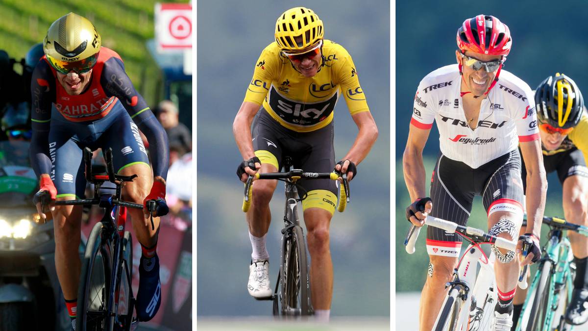 Vincenzo Nibali, Chris Froome y Alberto Contador parten como favoritos a lograr el triunfo en la Vuelta a España 2017.