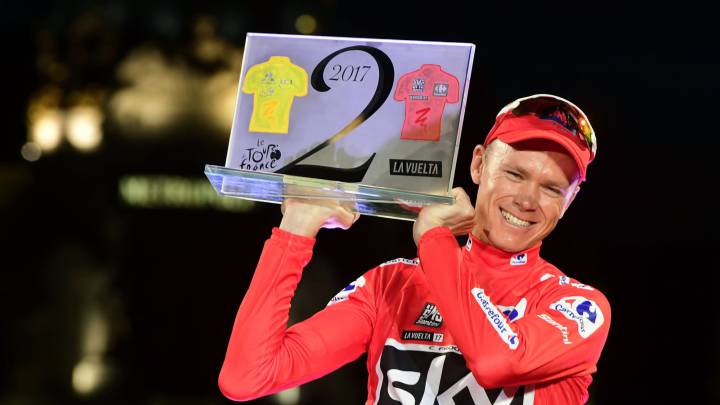 Chris Froome en la Vuelta a España 2017