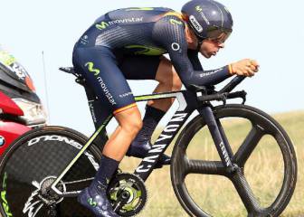Castroviejo, tercero en su última carrera con el Movistar