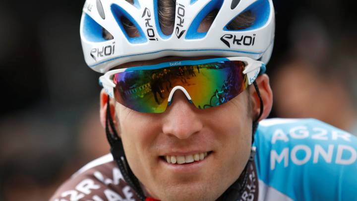Jan Bakelants sonríe durante el último Tour de Francia.
