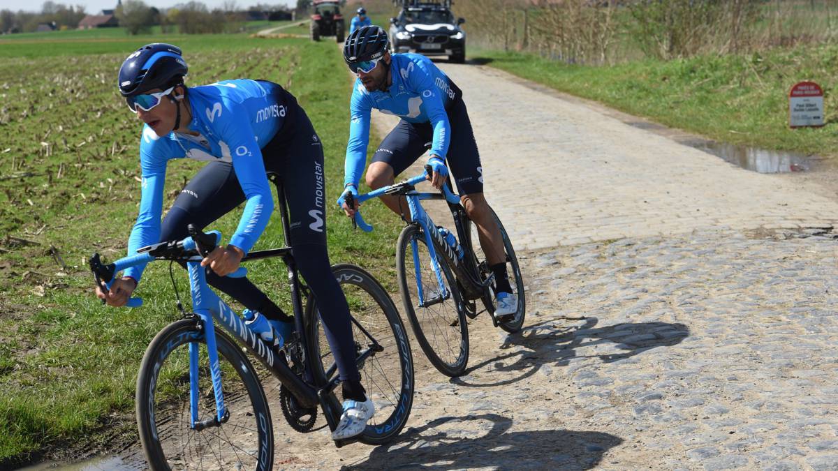 Landa, Nairo y Valverde ruedan en la \'trampa\' de pavés del Tour