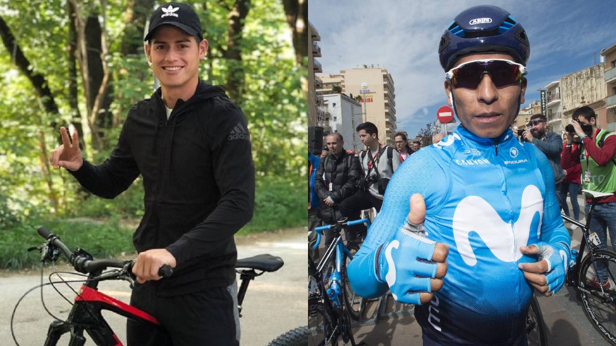 La invitación de Nairo Quintana a James Rodríguez y el Bayern La invitación de Nairo Quintana a James Rodríguez y el Bayern