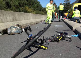 Seis ciclistas heridos en Molina de Segura en un accidente con varios turismos implicados
