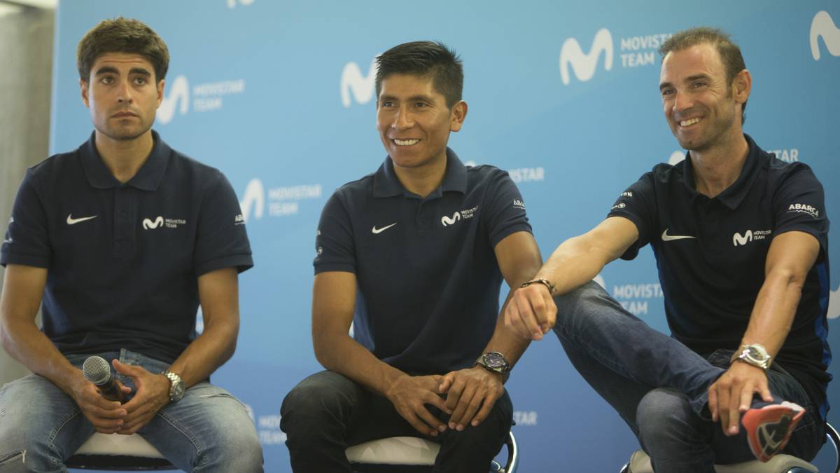 El Movistar hace oficial su equipo con Landa, Valverde y Quintana