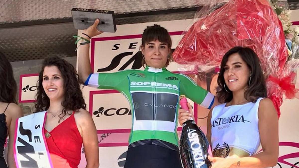 Sheyla Gutiérrez: líder de la montaña en el Giro femenino