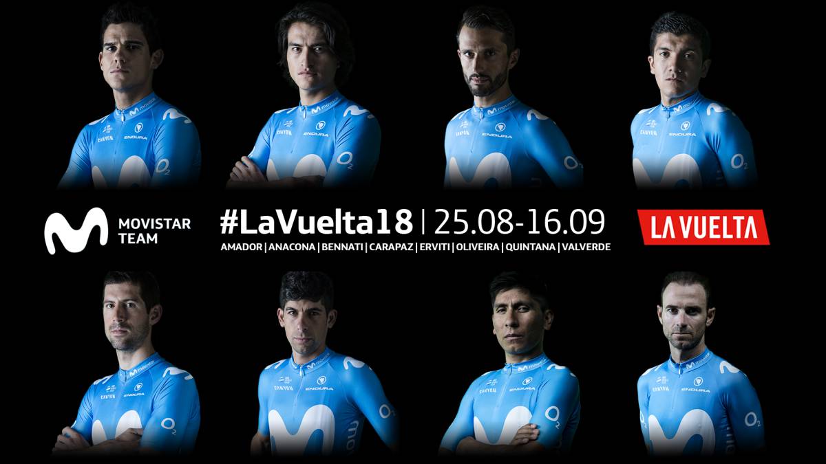 Movistar Team hace oficial su equipo para la Vuelta