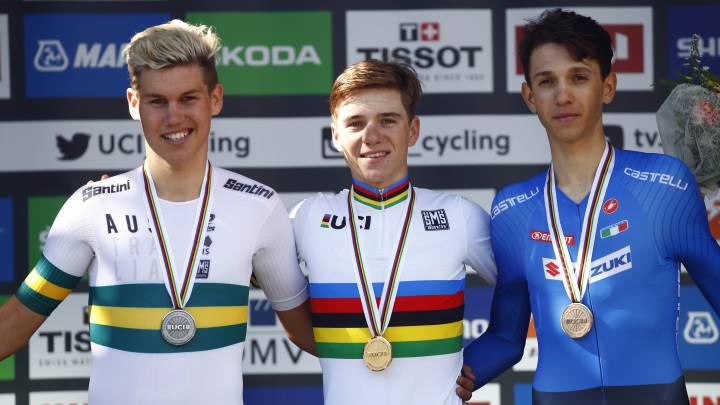 Evenepoel, 'el nuevo Merckx', arrasa en la crono júnior