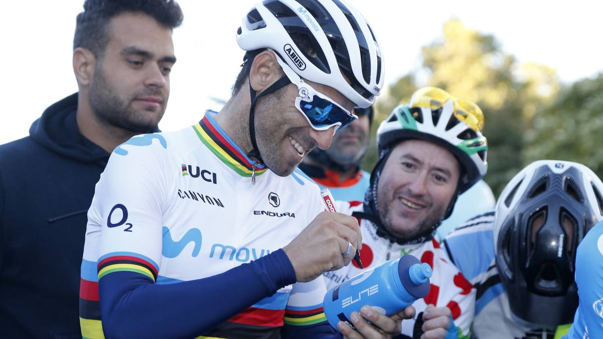 Valverde: test para Lombardía en una Milán-Turín con Mas