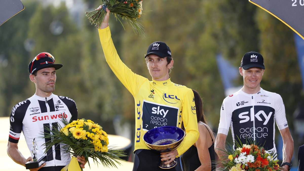 Armstrong, tras el robo del trofeo de Thomas: "Qué lástima, si quieres te dejo uno"