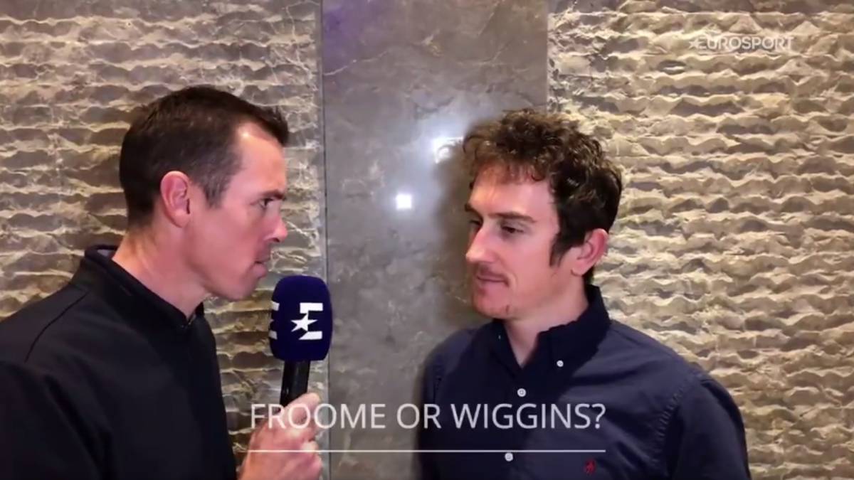 Mathew Hayman y Geraint Thomas