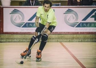 La nueva vida de Pippo Pozzato: juega al hockey patines