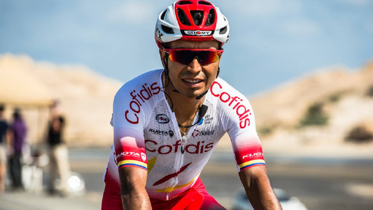 Entrevista con Darwin Atapuma durante el Tour de Omán.