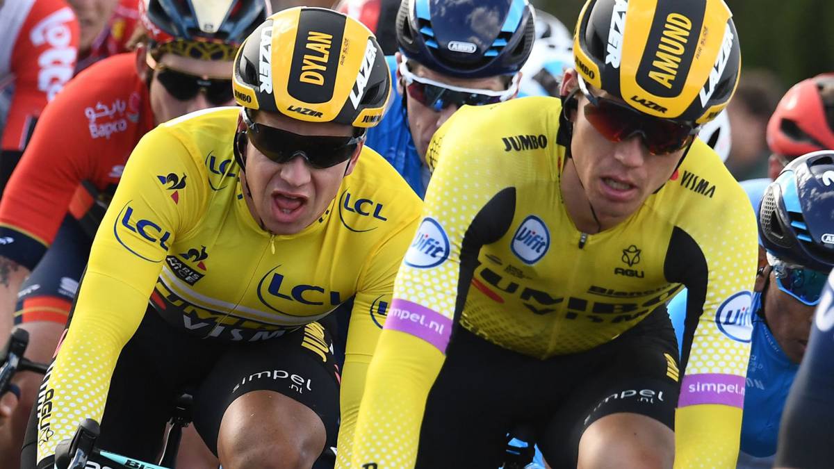 Resumen de la París-Niza, Etapa 2: Bernal da un recital en los abanicos y Soler vuelve a ceder
