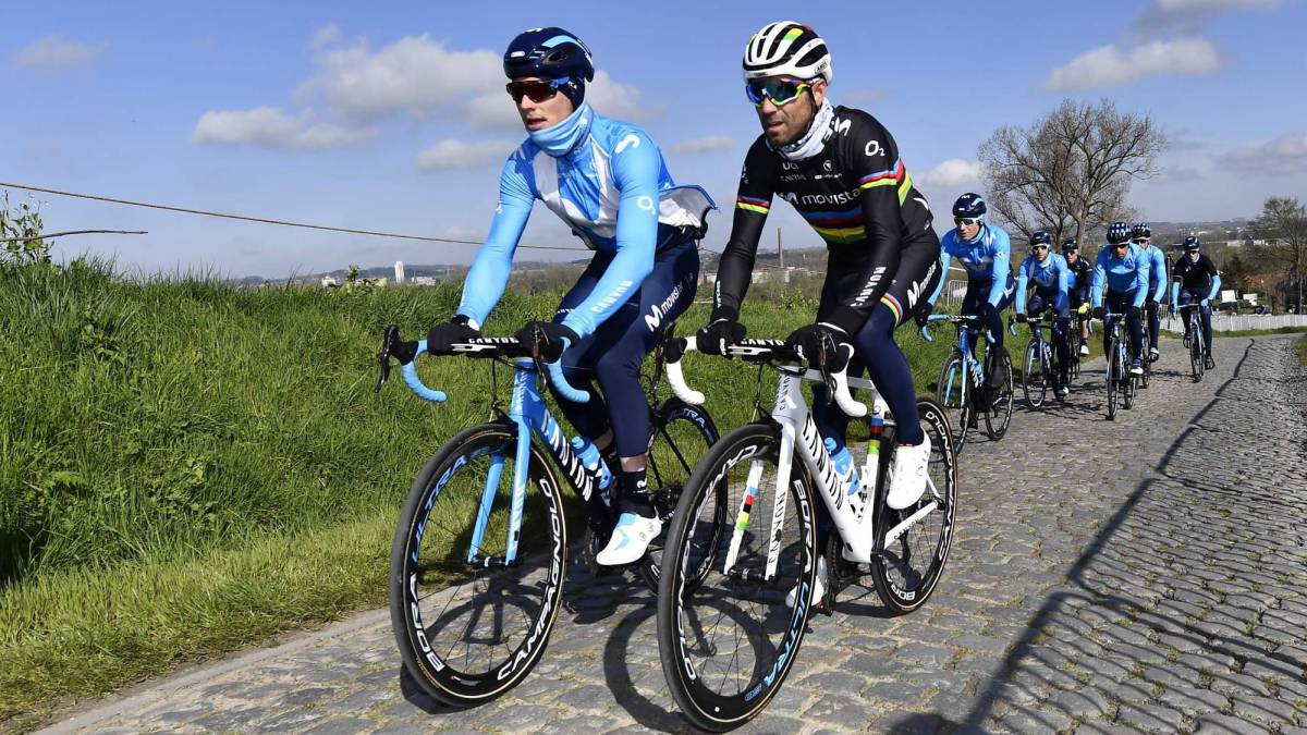 Valverde ya está en Flandes: Erviti y Roelandts, sus escuderos